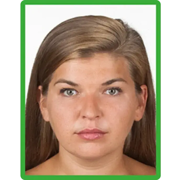 Prawidłowe ustawienie głowy i mimika twarzy na zdjęciu do paszportu