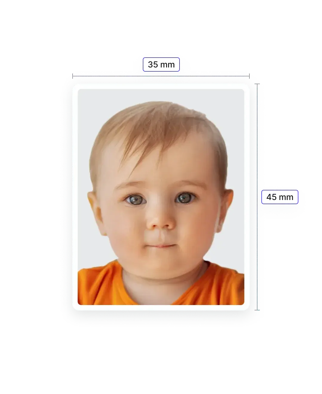 Baby-Passfoto — Anforderungen