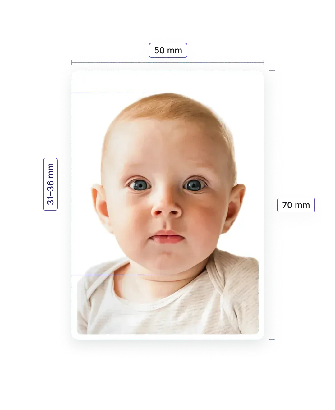 Baby Passport Photos Specifications