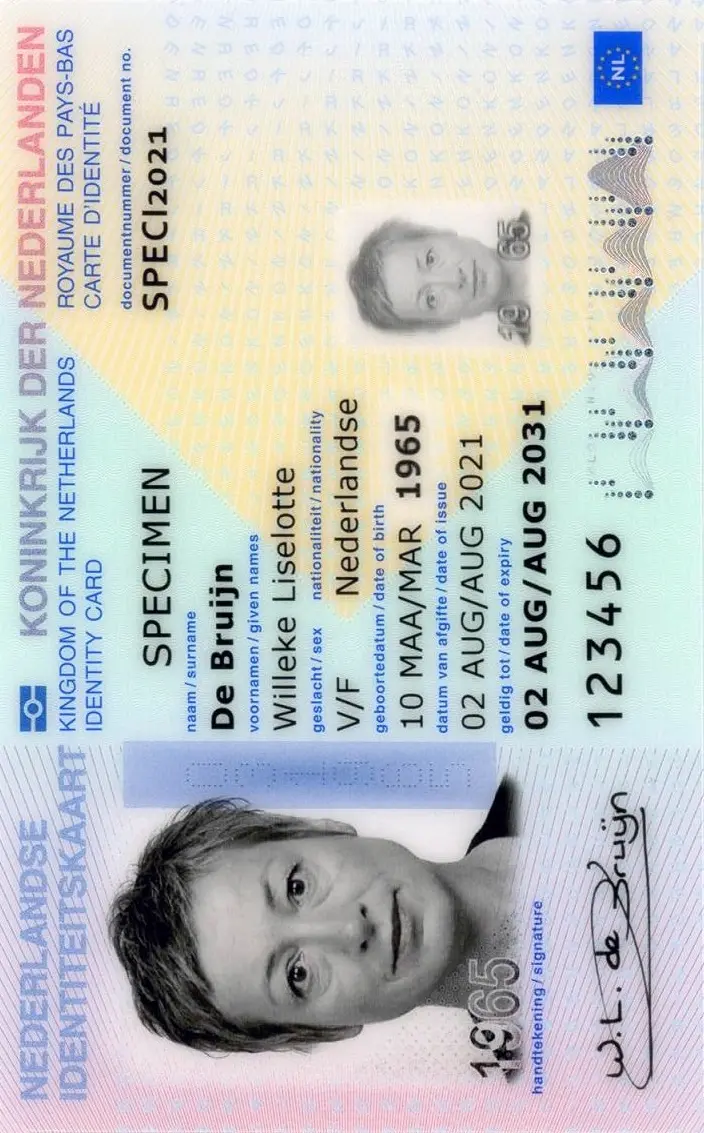 Pasfoto ID kaart