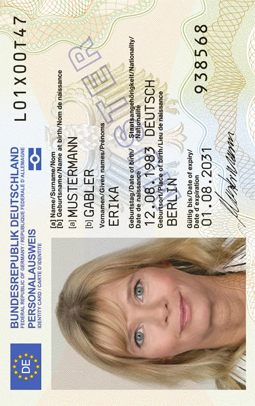Personalausweis Foto