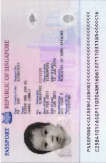 Singaporean Baby Passport Photo