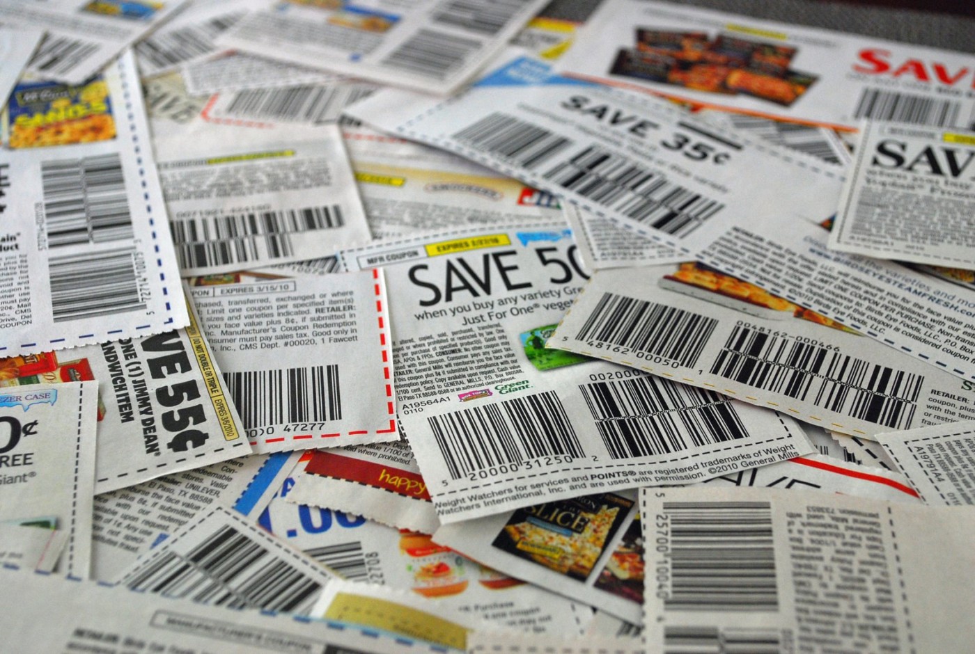 many coupons with discounts