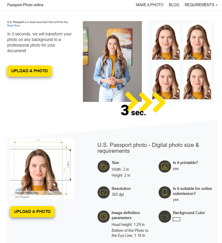 VisaPhoto vs Passport Photo Online: interfaces