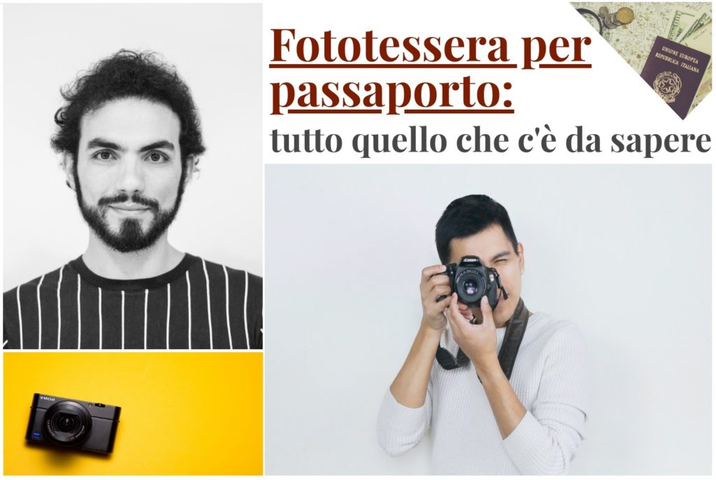 fototessera per passaporto italiano
