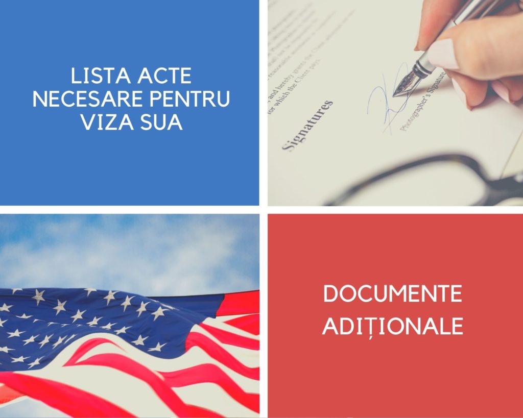 Acte necesare pentru viza de tratament medical/afaceri/turist în SUA