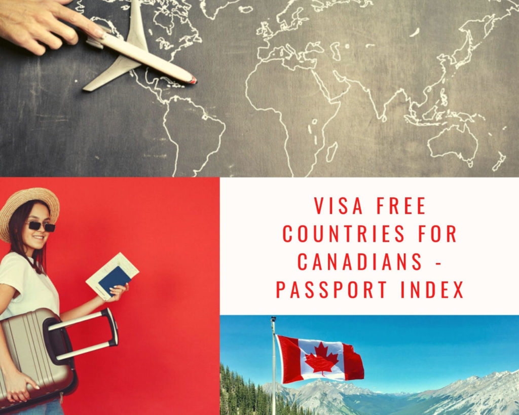 Visa-free countries for Canadians - passport index