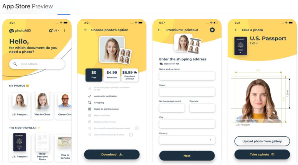 Фото на паспорт приложение для iphone