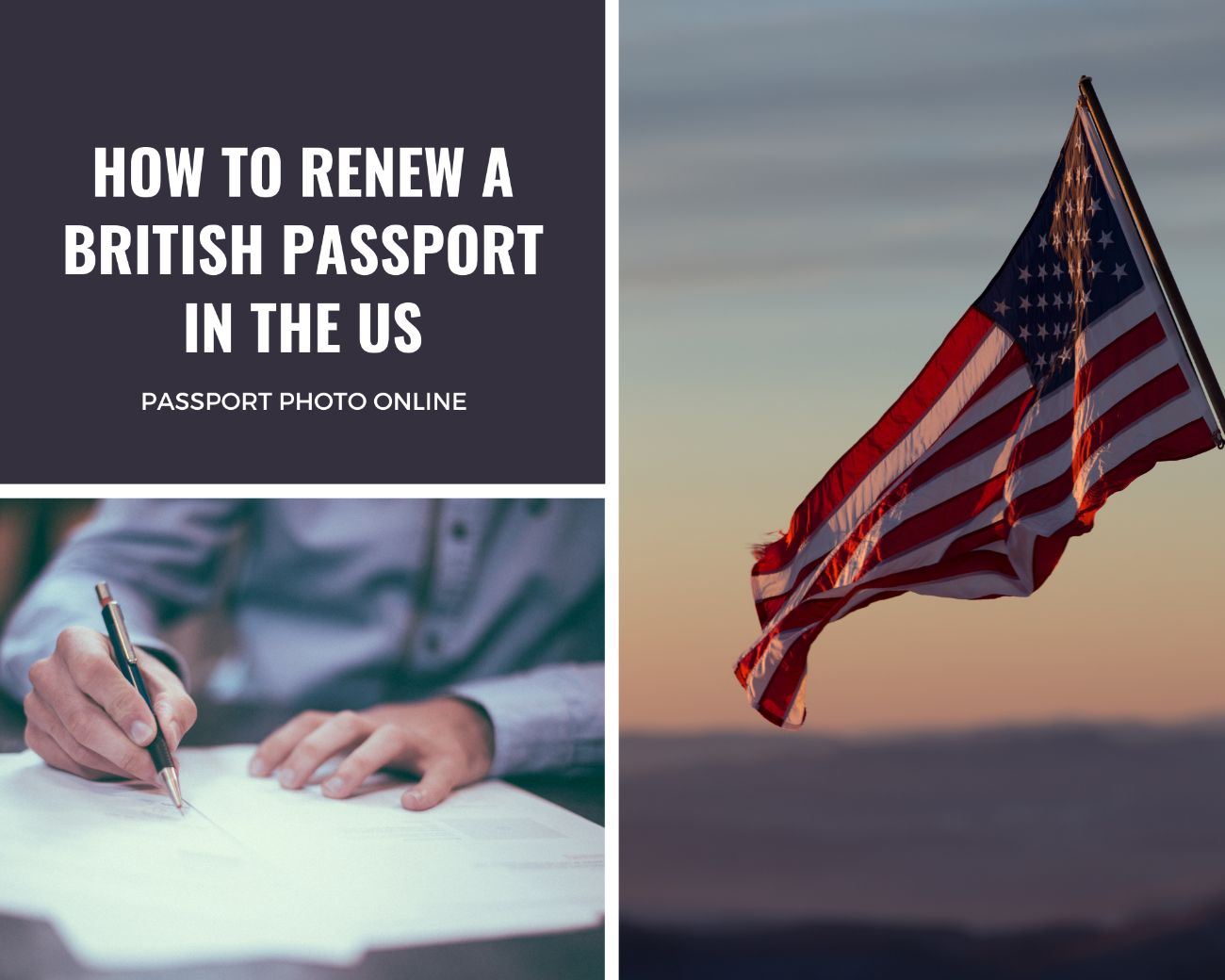 How to renew a British passport in the US