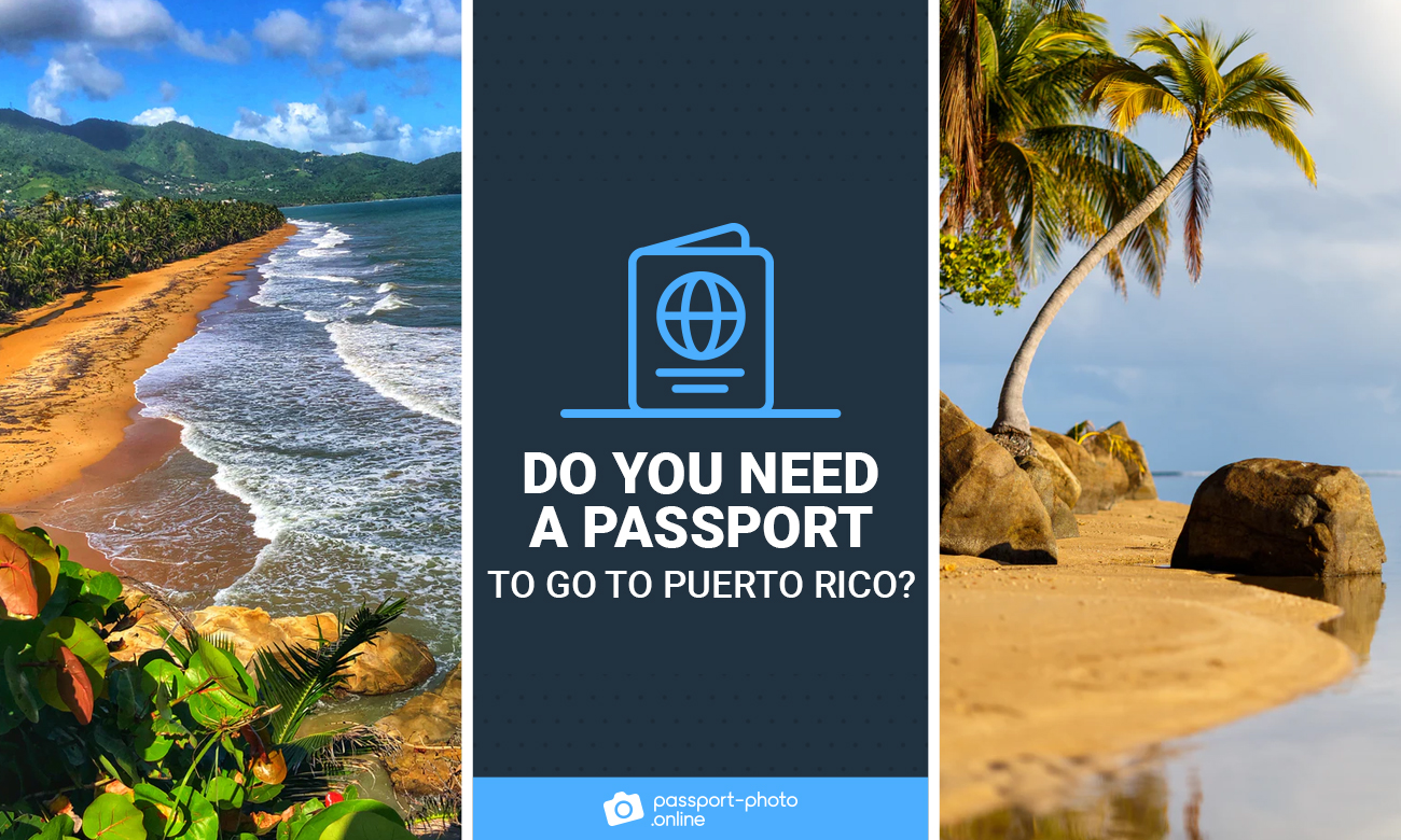 Both images show some beautiful islands and beaches with palm trees in Puerto Rico.
