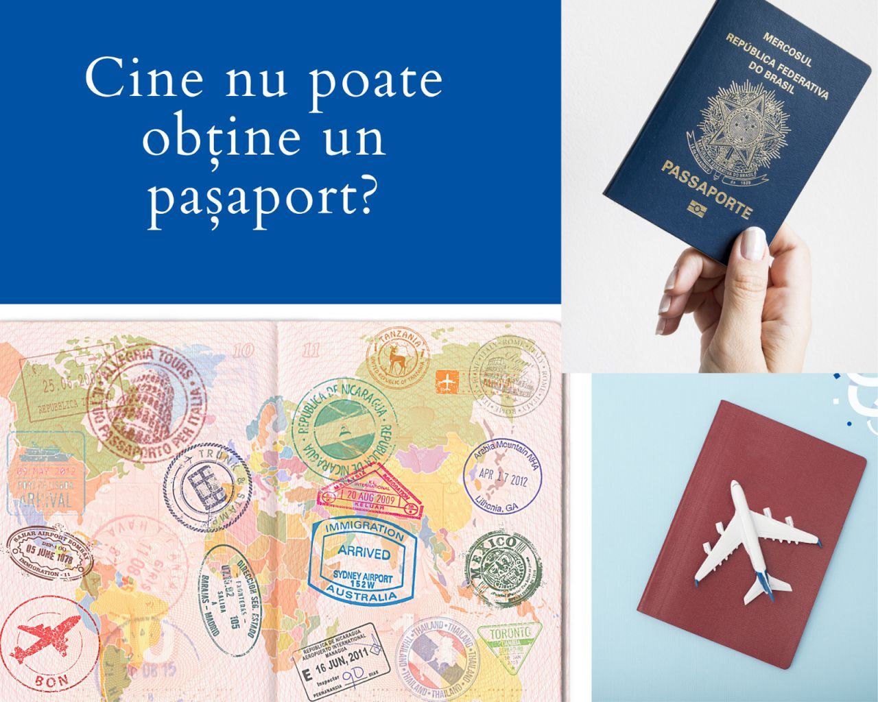 Cine nu poate obține un pașaport?