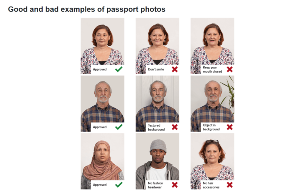 Guidelines on how to take an appropriate passport photo at IDPhotoDIY