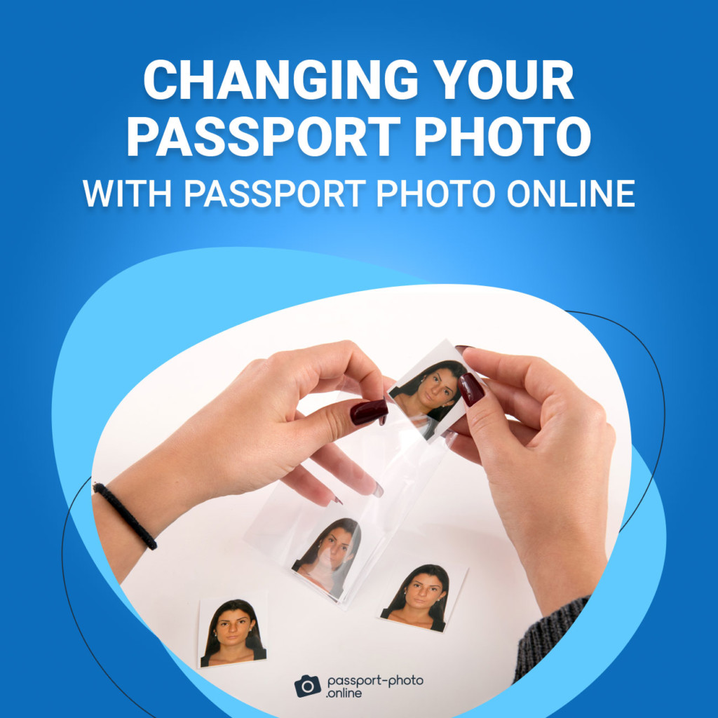 Changing your passport photo with Passport Photo Online
