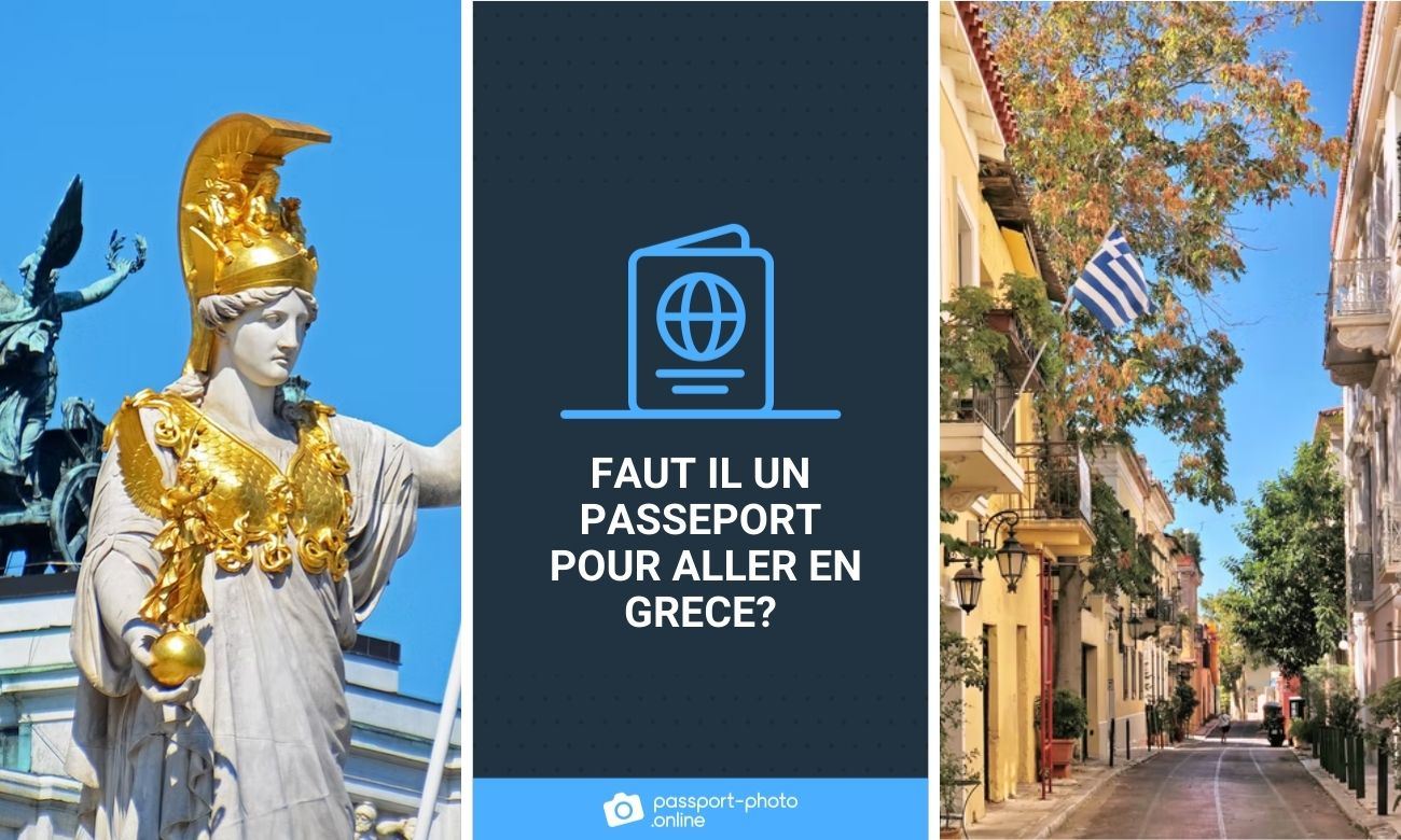Une photo qui donne des informations sur les passeports et les curiosités de Grèce