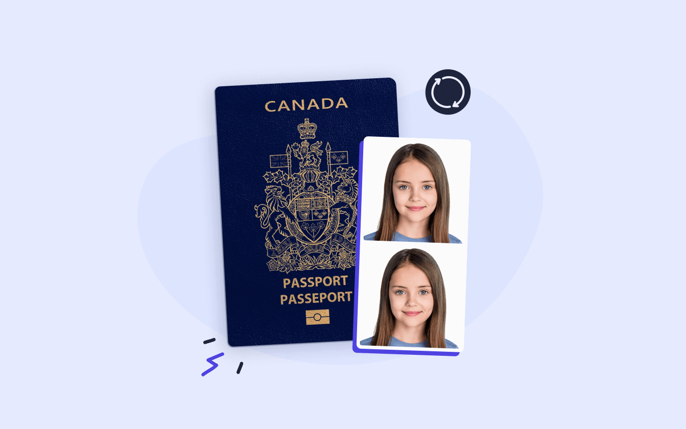 Renewing a Canadian passport for a child.