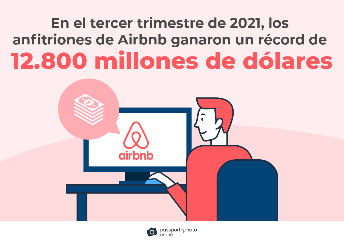 En el tercer trimestre de 2021, los anfitriones de Airbnb ganaron un récord de 12.800 millones de dolares.