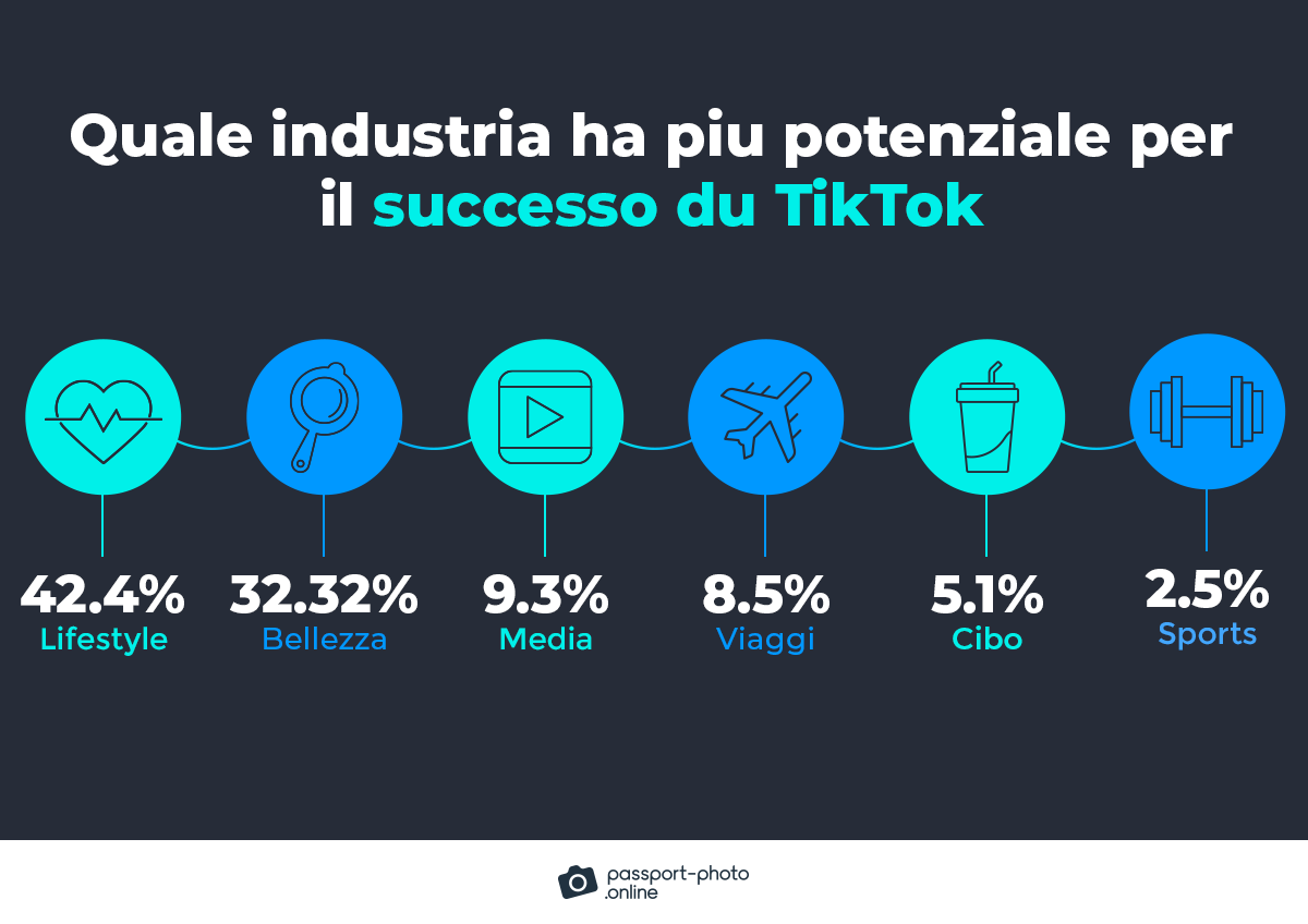 quale industria ha il maggior potenziale di successo su TikTok