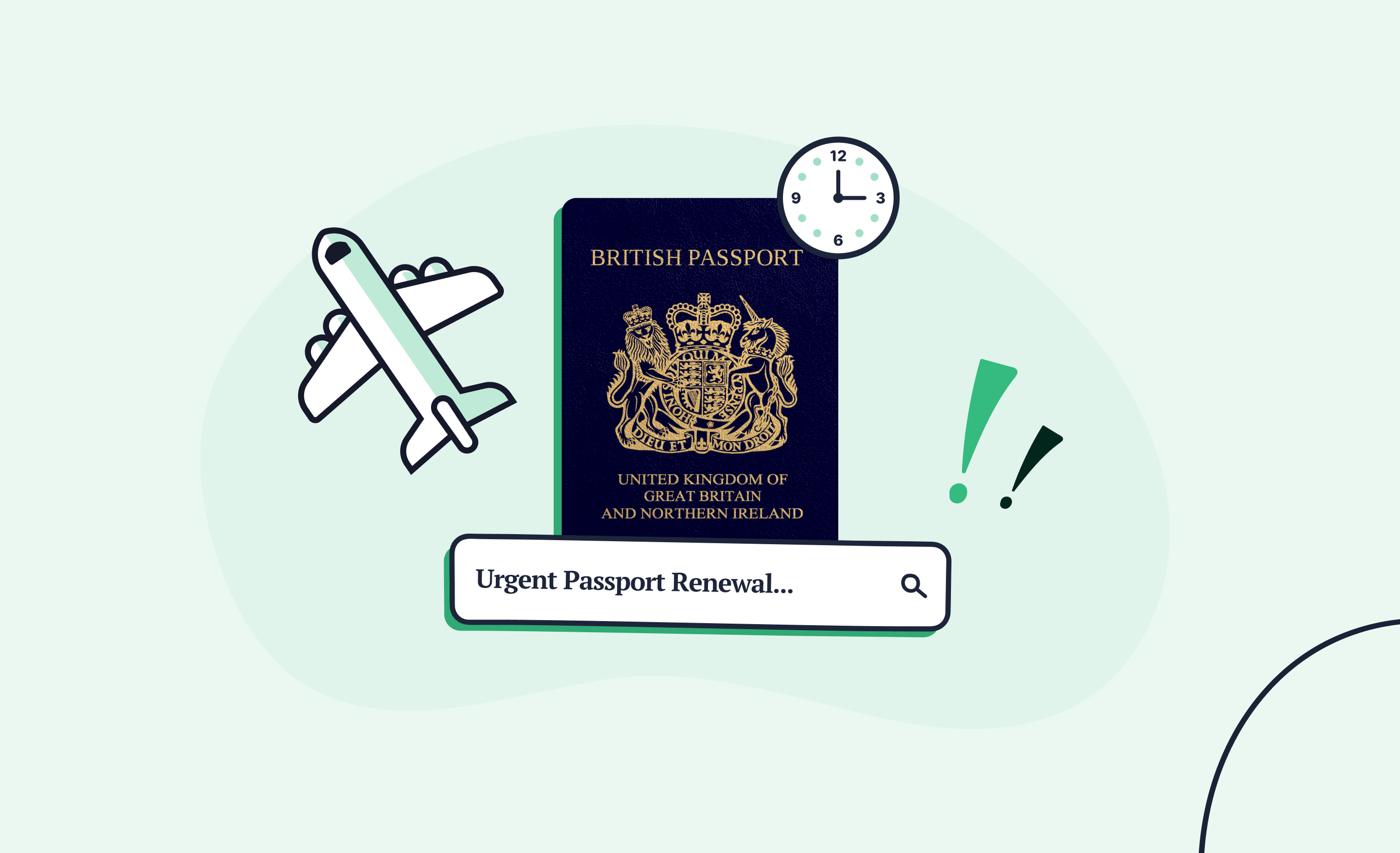 Urgent passport renewal in the UK.