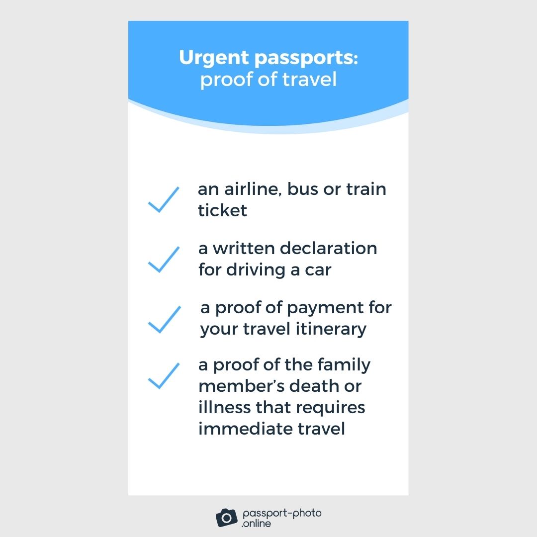 urgent travel non emergency passport