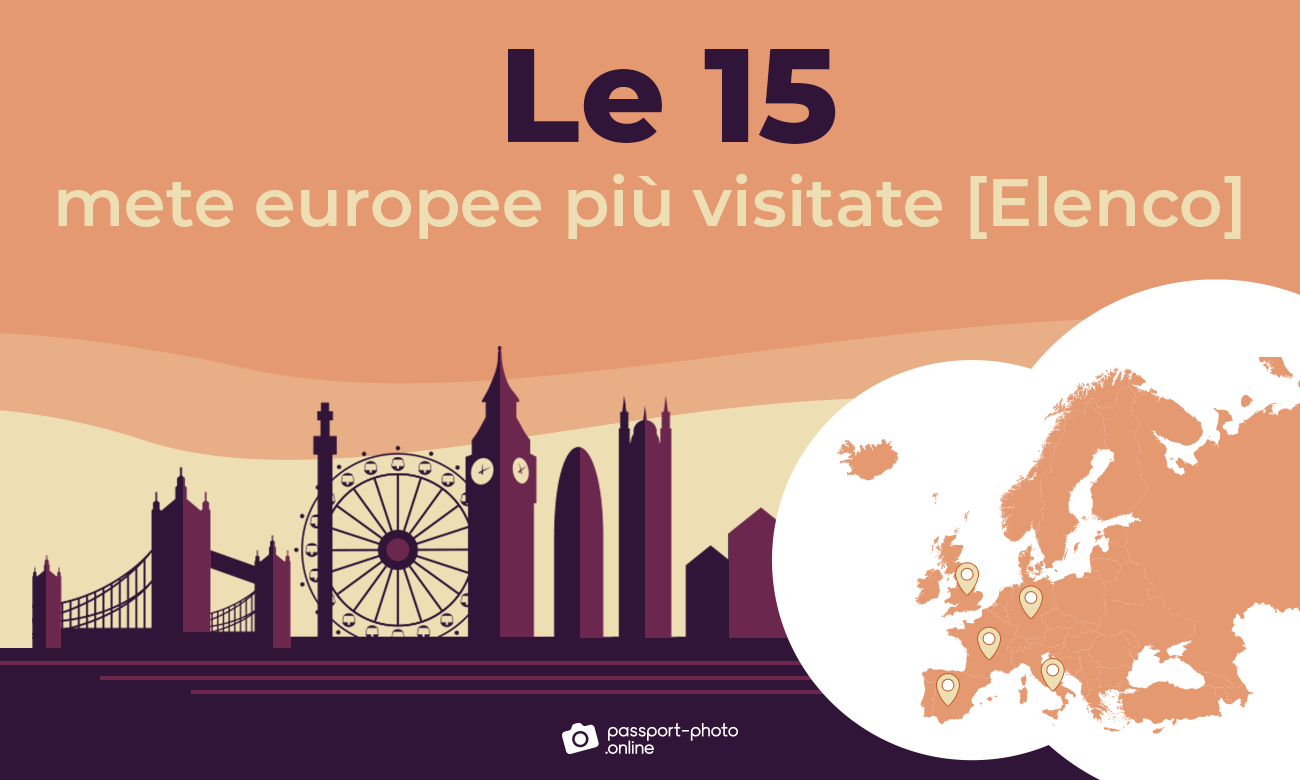 elenco delle 15 mete turistiche più visitate in Europa