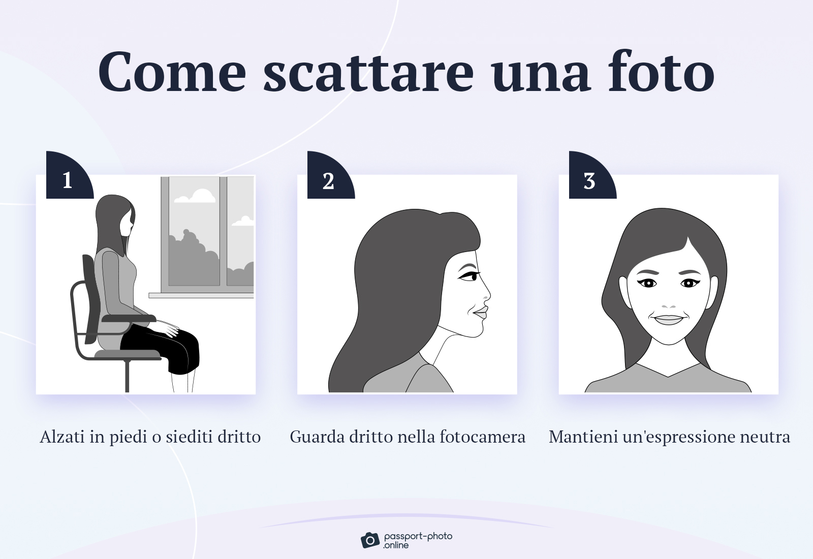 Come fare una foto per il passaporto in 3 passi