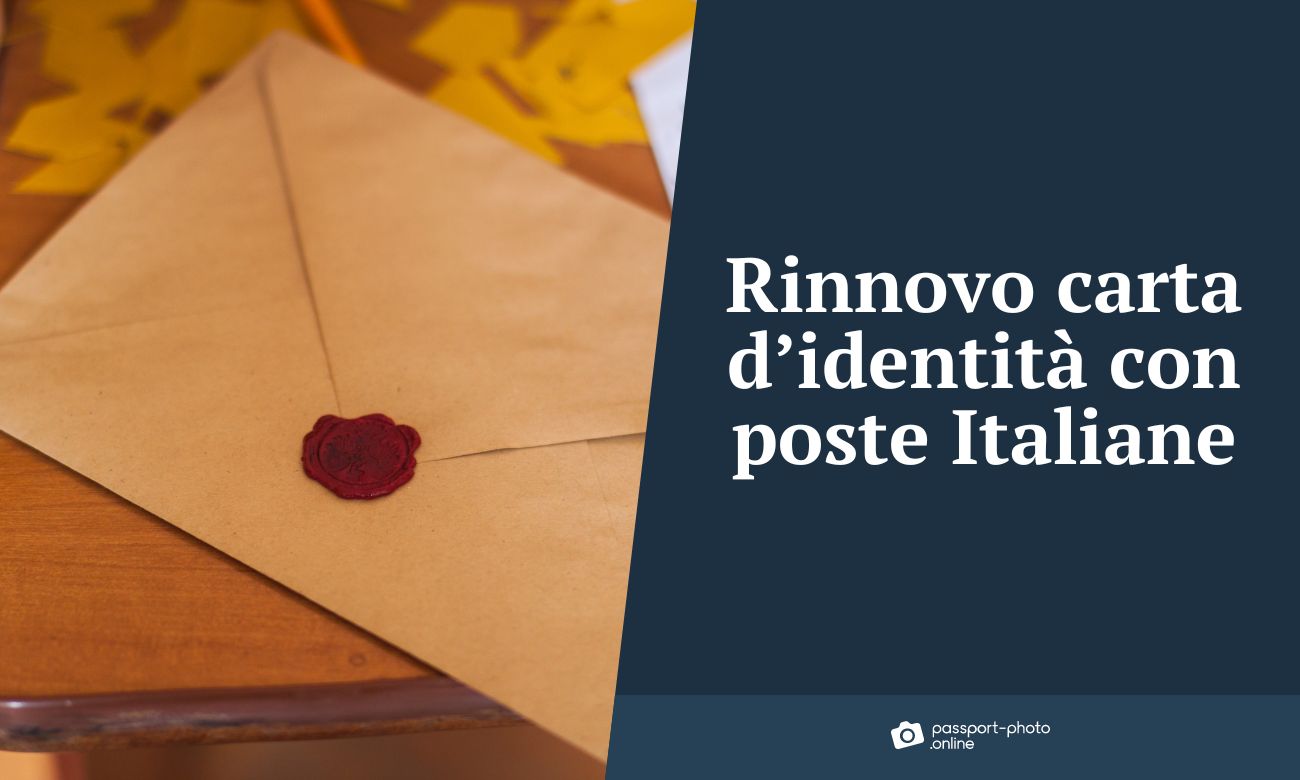 Una donna che si chiede come funzioni il rinnovo della carta d’identità con Poste Italiane e un modulo di richiesta consegnato allo sportello.