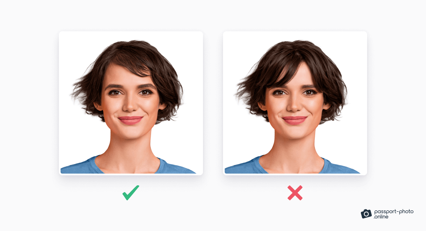 Passport Photo Hair Tips Requirements With Examples