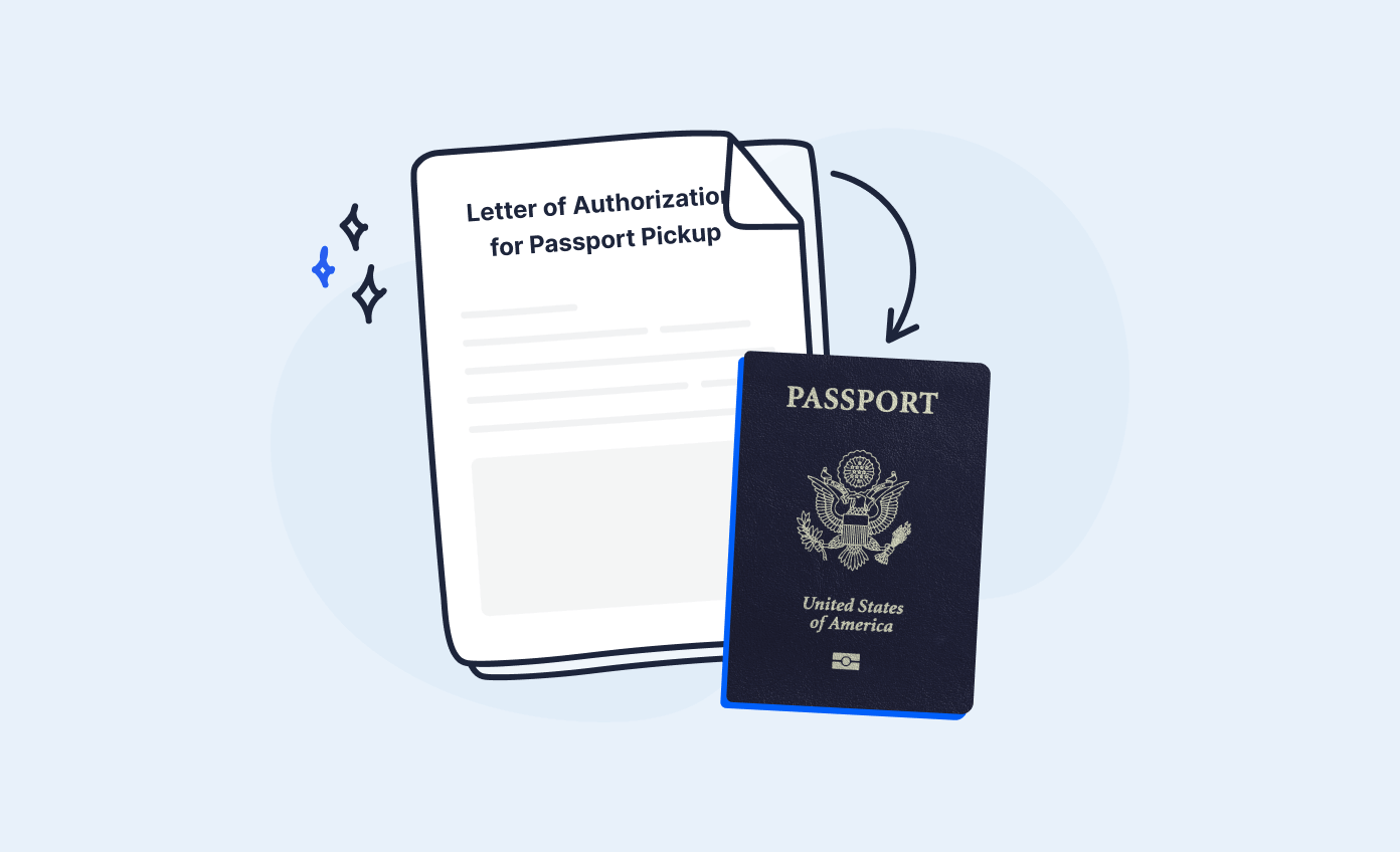 Letter of authorization passport pickup.