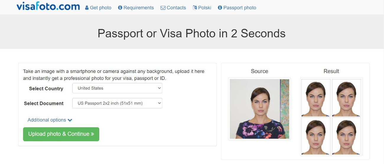 Visafoto’s main page