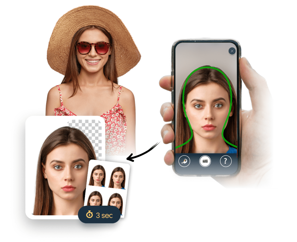 Taking a Passport Photo With iPhone