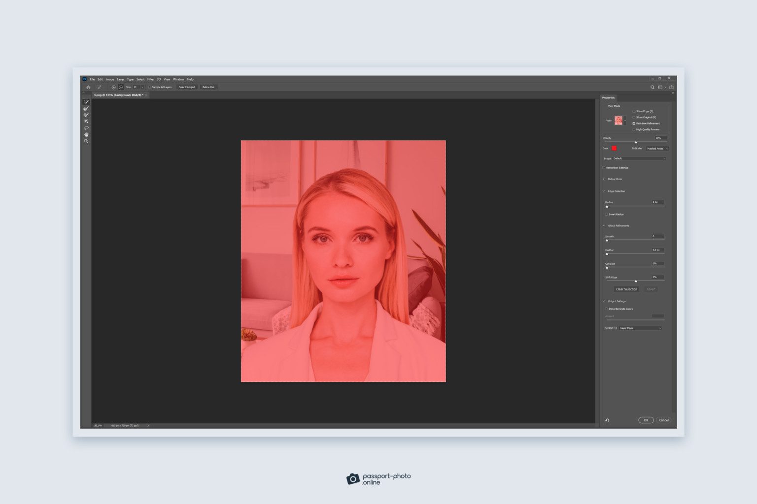 Change Passport Photo Background Color In Photoshop Tutorial   Overlay Background 1 1536x1024 