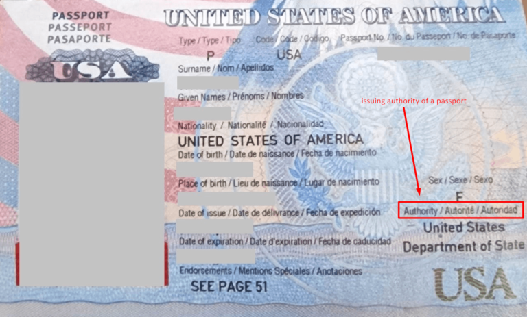 Where To Find Place Of Issue On Passport