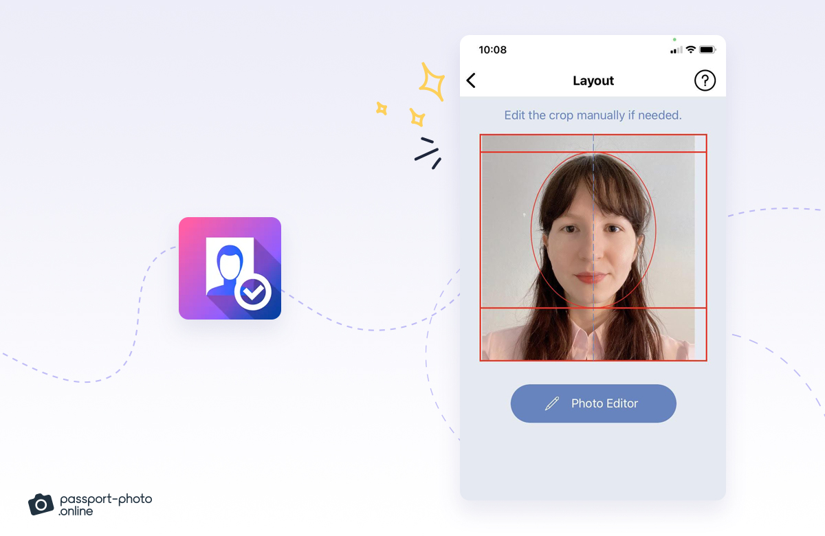 passport photo cropping tool