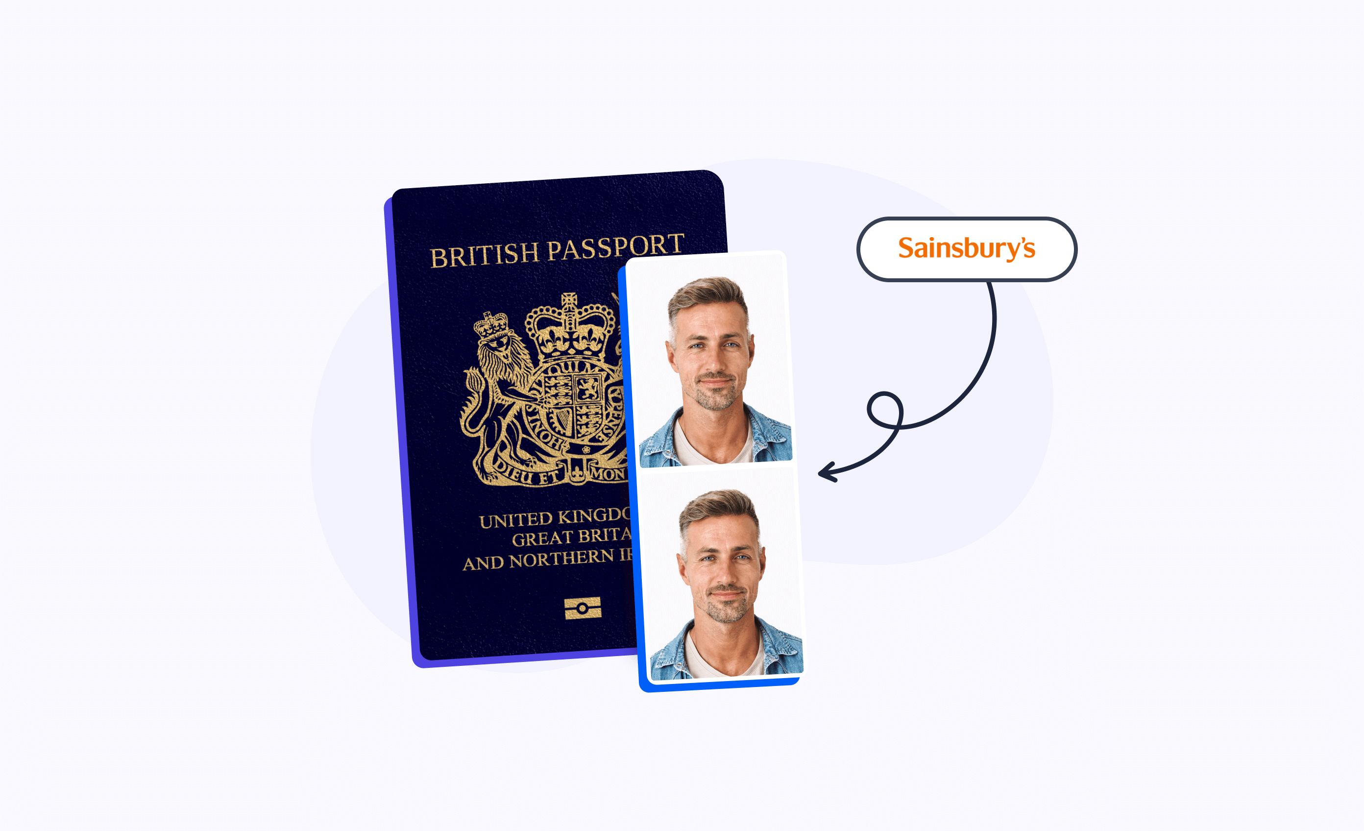 British passport photos at Sainsbury’s.