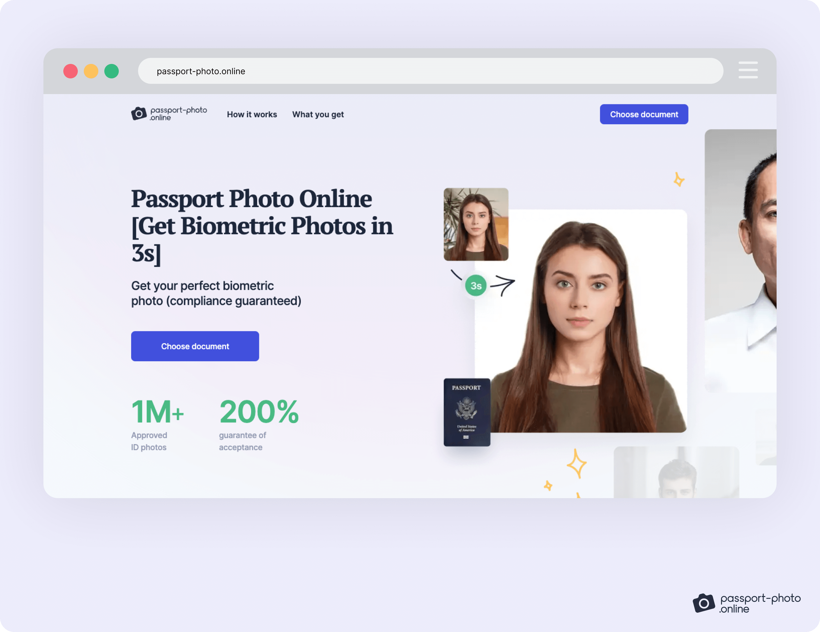 Passport Photo Online is your one-stop passport picture provider—all from the comfort of home.
