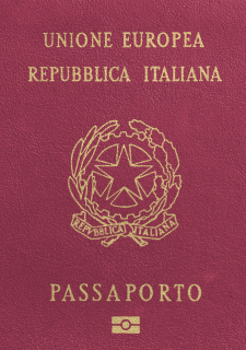 Foto para Pasaporte italiano