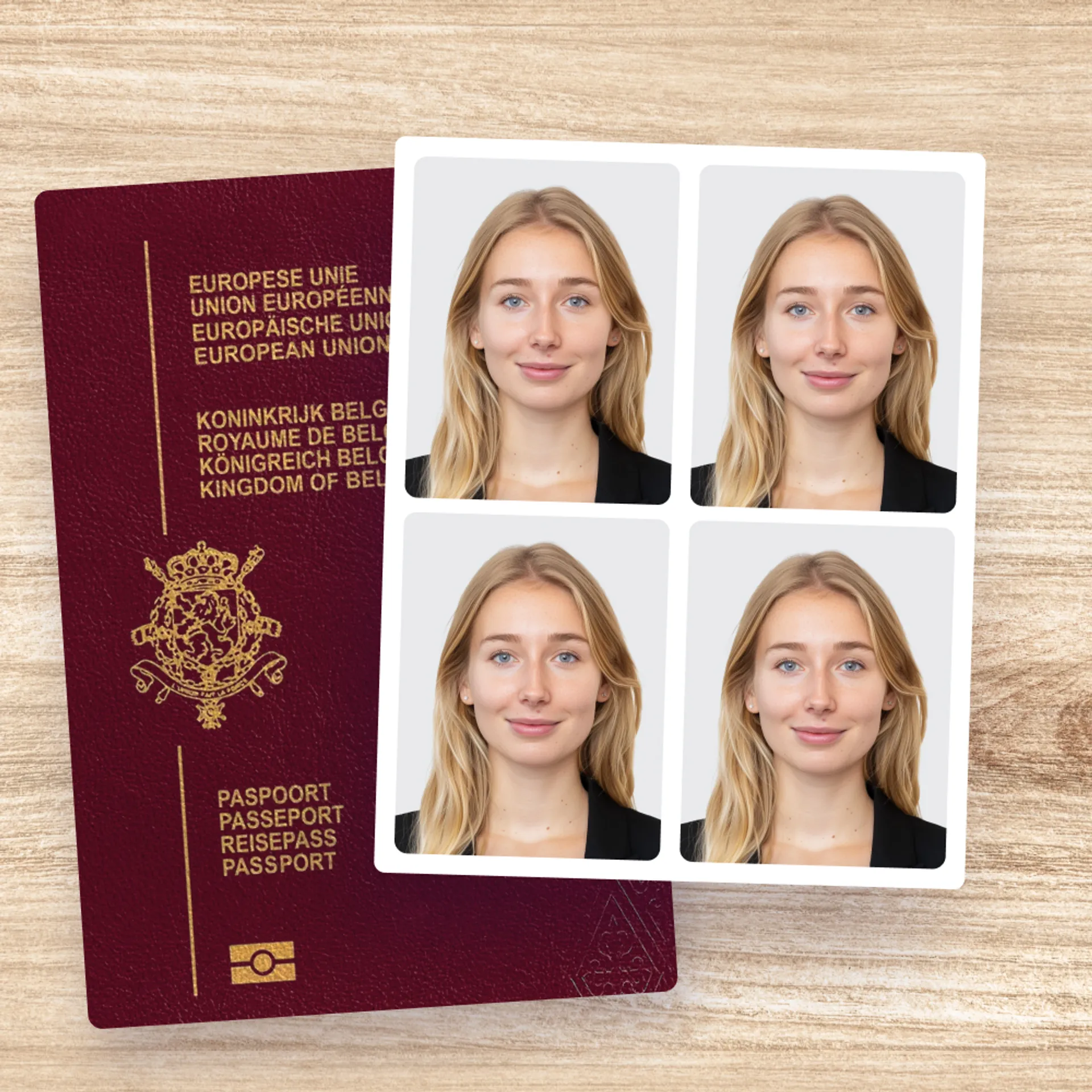 Belgische Pasfoto