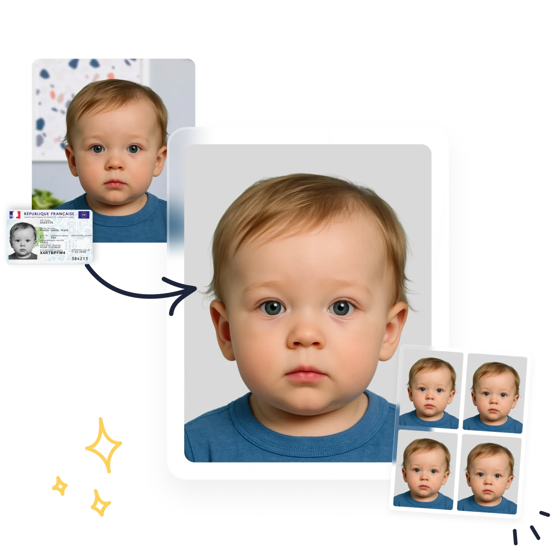 Photo carte d’identité bébé