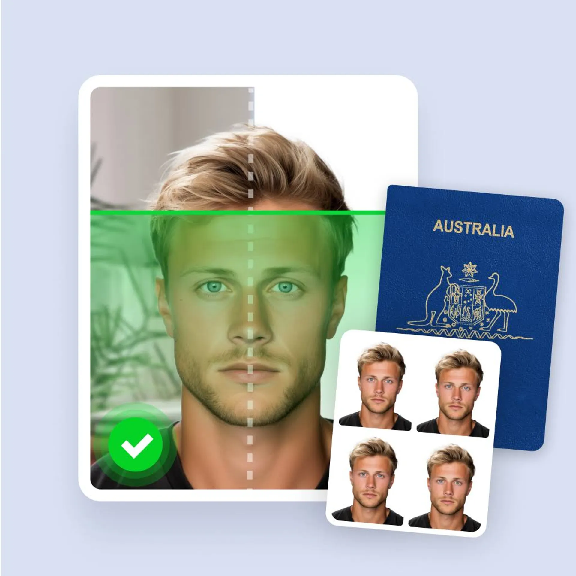 Same Day Official AU Passport Photo