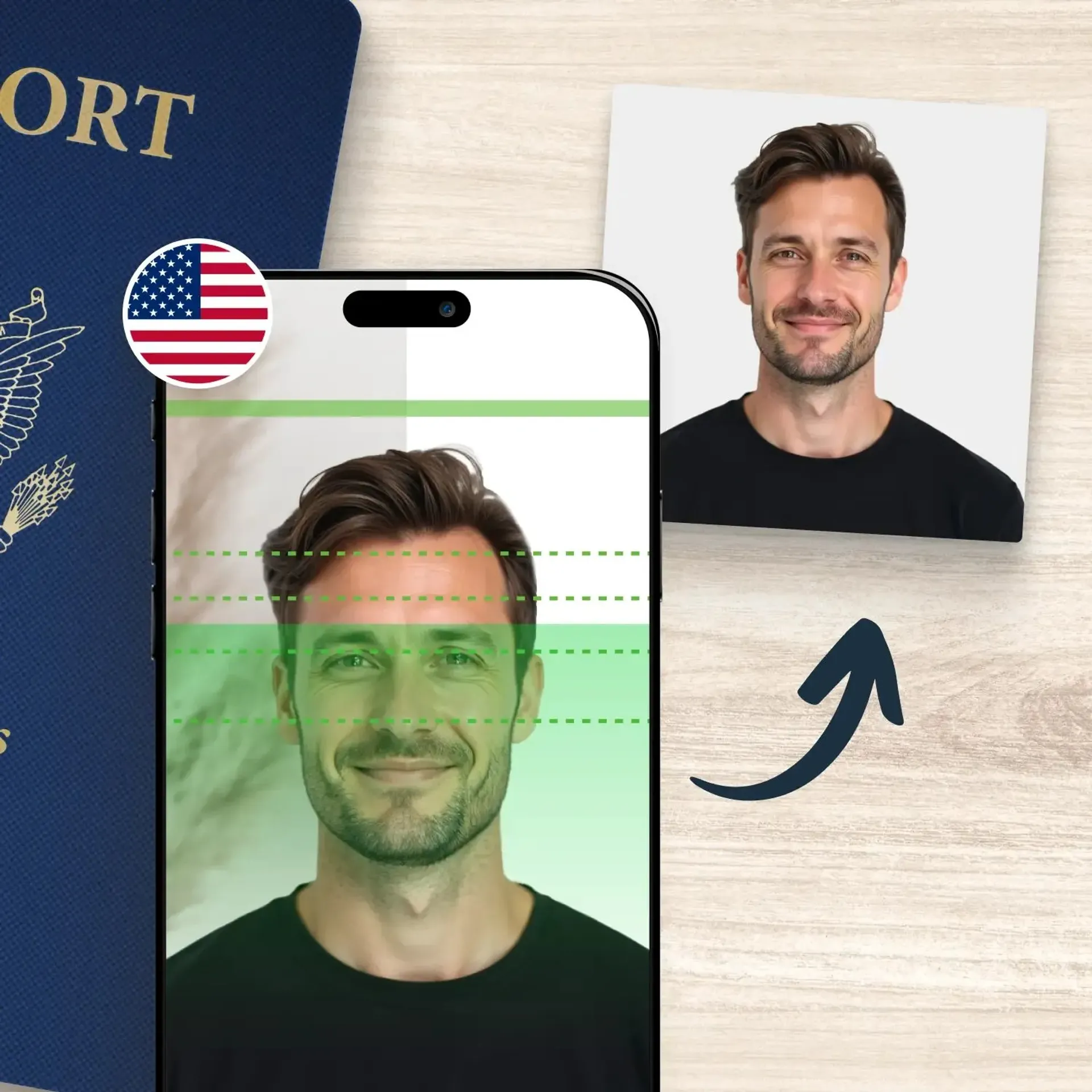 US Passport Photo - Digital