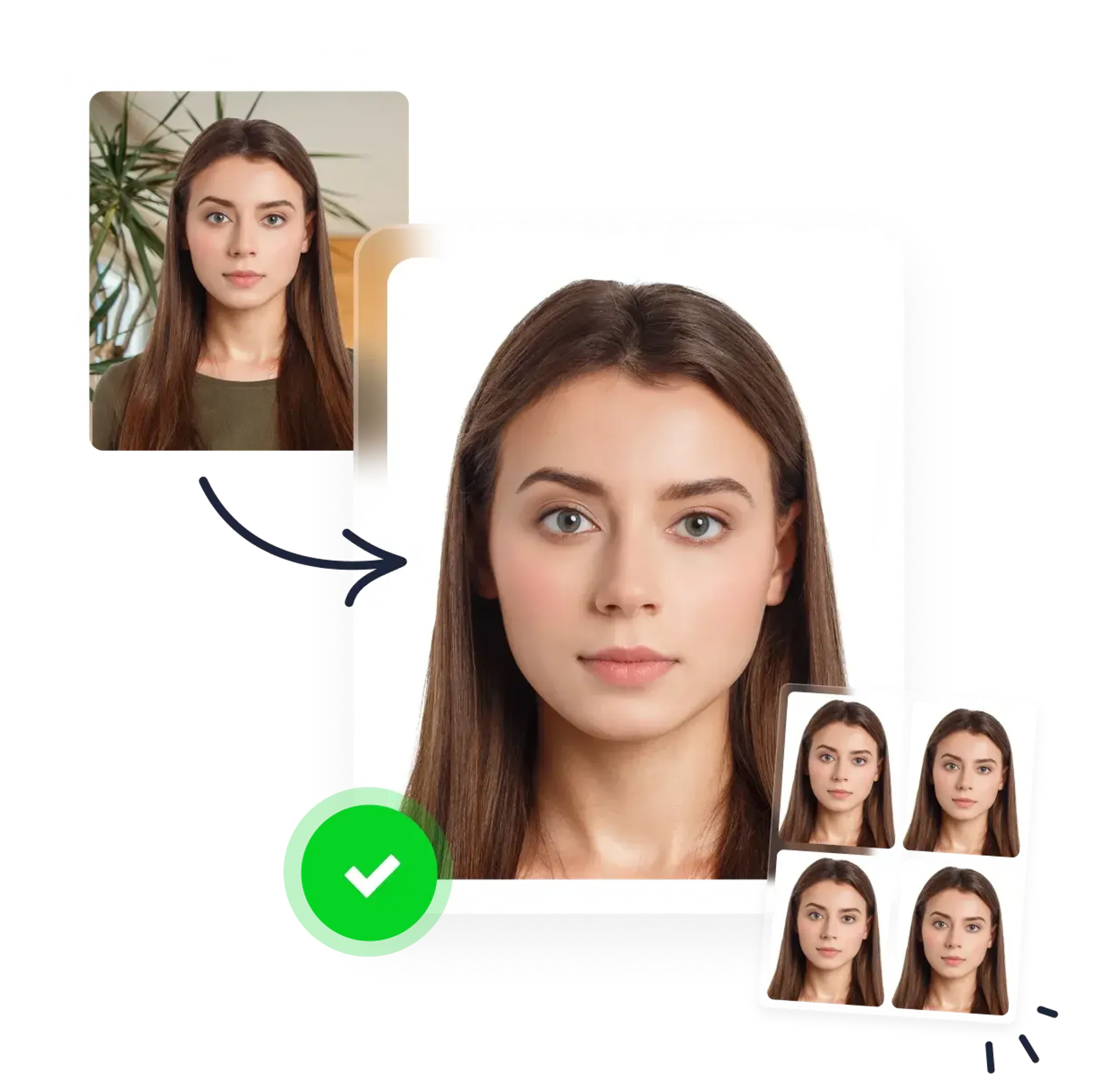 Take your 35×45mm visa photo at home