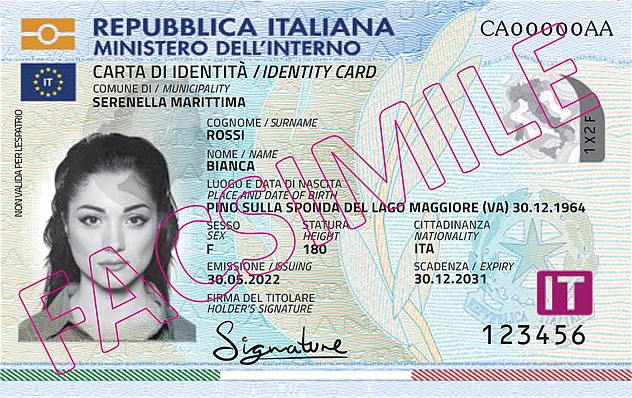 Foto per carta d'identità