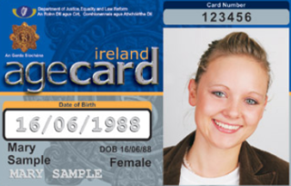 Garda Age Card Photo