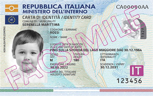 Foto per Carta d'identità per minorenni