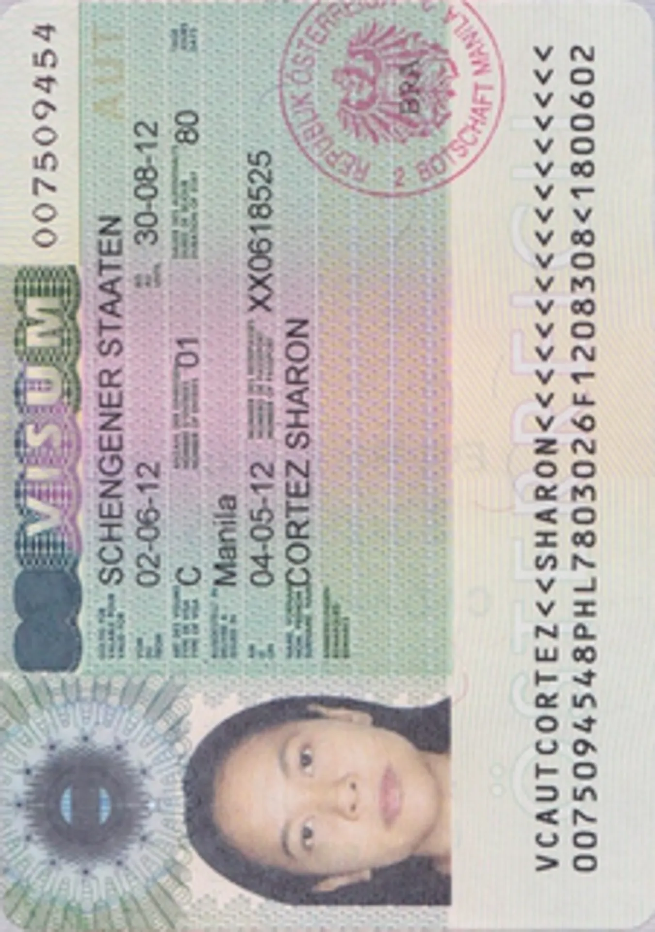 Austria Visa Photo