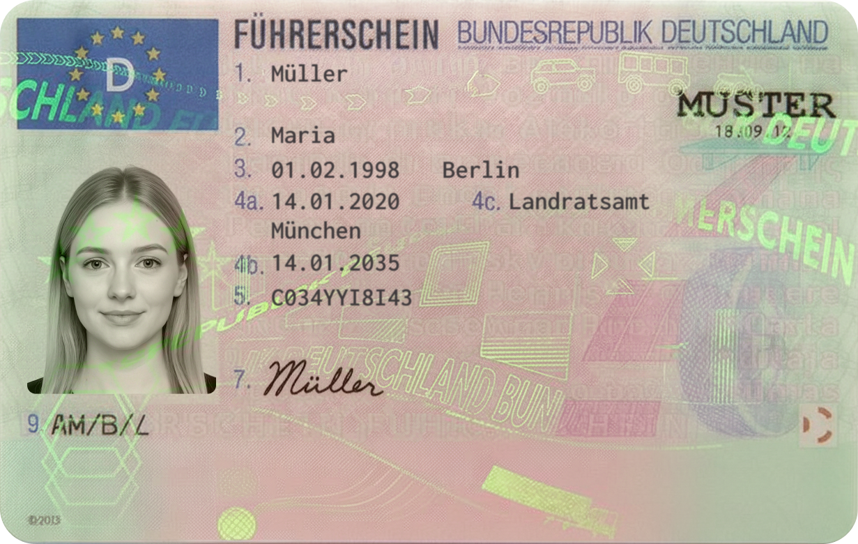 Foto für Führerschein