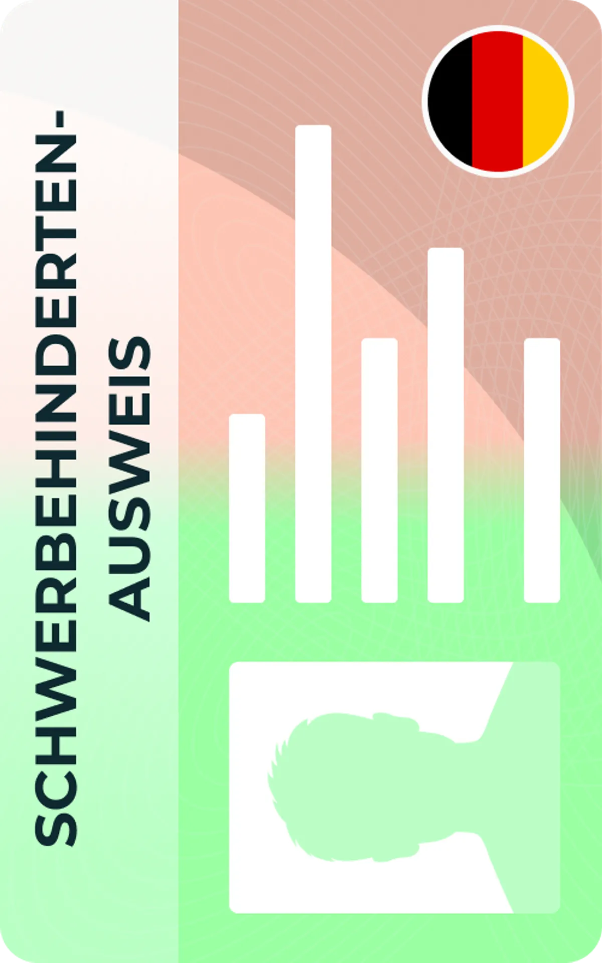 Foto für Schwerbehindertenausweis