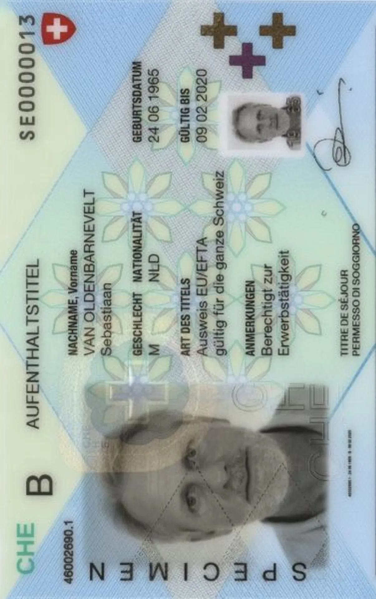 Switzerland Foreign Residence Permit