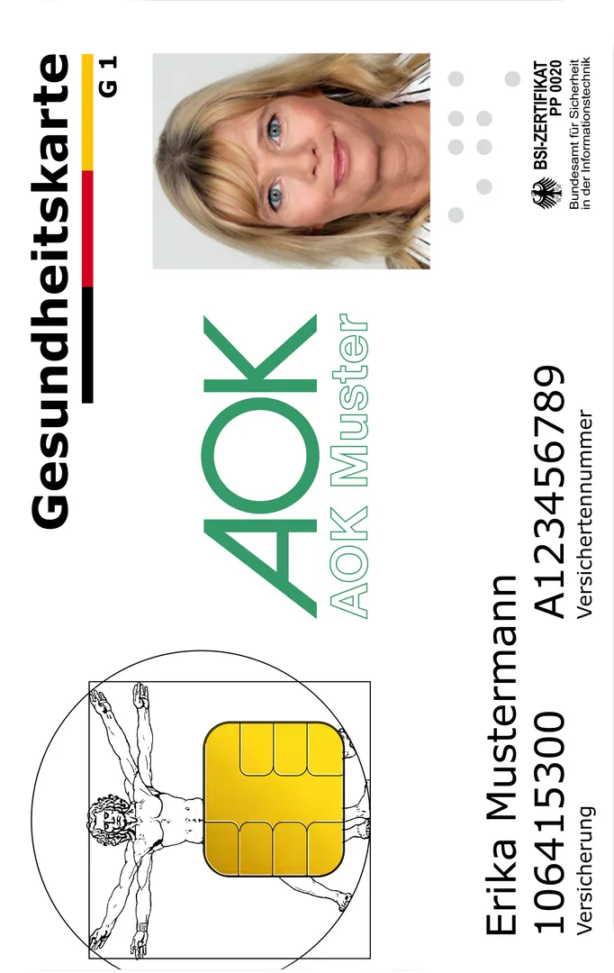 Foto für die AOK-Karte aufnehmen