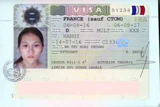 Photo pour visa français